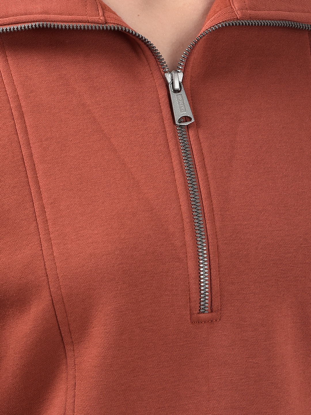 Numero Uno Women Solid Brown Sweat Shirt